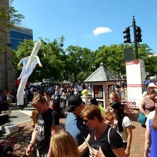 Saturday CROWDS at One Spark! Next year we'll take a day off and head down on a Thurs or Fri. Glad it's popular though!