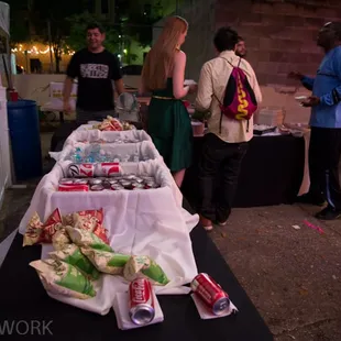 Free food at One Spark Lounge.