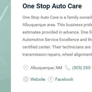 From Expertise.com: Our goal is to connect people with the best local experts. We scored auto repair shops on more than 25 variables across