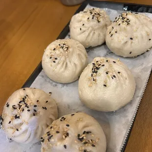 Pan fried pork buns