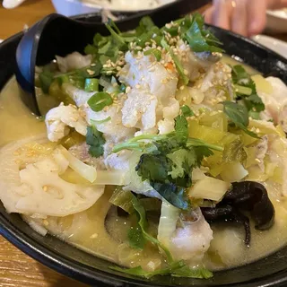 C2. Fish Fillet with Pickled Cabbage