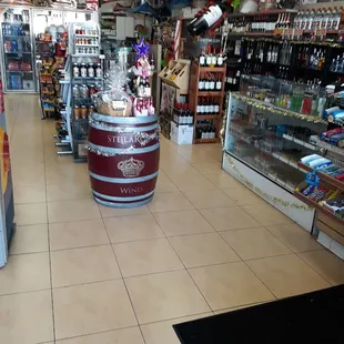 Beer, wine, liquor, and groceries