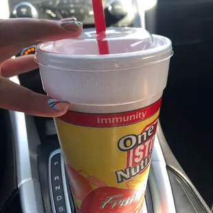 My finger is pointing to where it is filled up to.