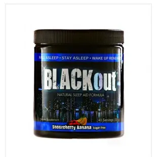 a jar of black out