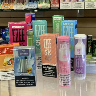 Variety of disposable vape