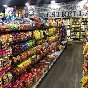 a variety of snacks and snacks