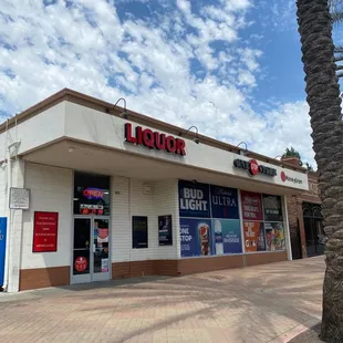 the outside of the store