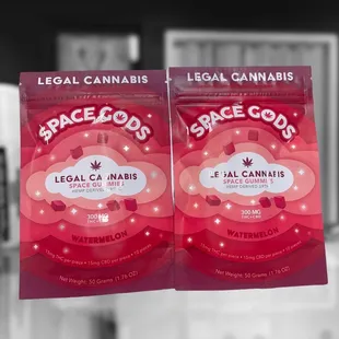 CBD Delta-9 THC gummy