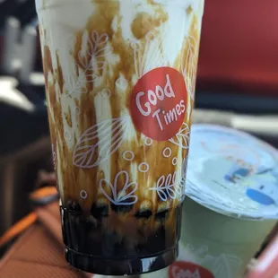 Brown sugar bobo milk
