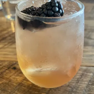 Special house made berry sangria with lavender.