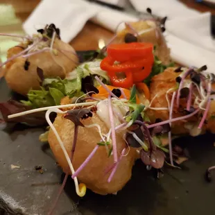 Crawfish beignets