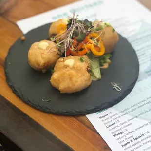 Crawfish beignets
