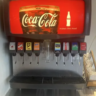 Fountain drink choices