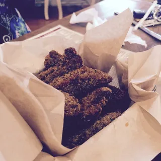 Fried Portobello Mushroom Slices