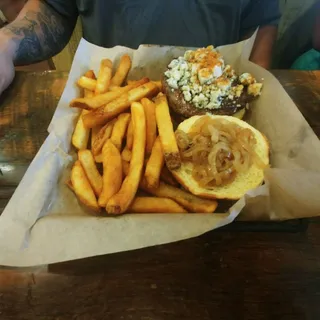 Black and Bleu Burger