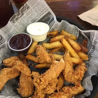 Kids Fried Chicken Tenders and Fries