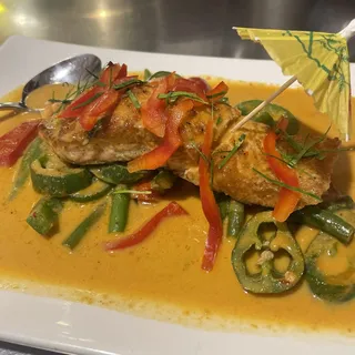 Salmon Panang Curry