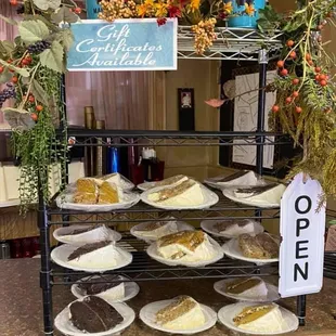 Variety of Homemade Cakes
