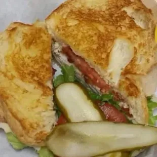 Sandwich on homemade bread!
