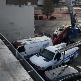 Package unit installation