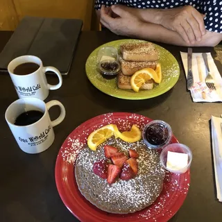 VEGAN BLUE CORN CAKES