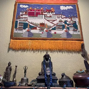 Hand knotted Rug from Tibet
