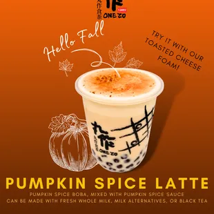 Limited Edition Drink for October