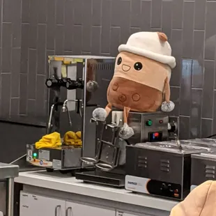 Stuffed animal boba drink shaker!