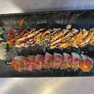 food, sushi and sashimi