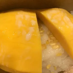 SWEET STICKY RICE with MANGO for desert