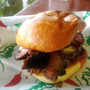 Smoked Brisket Sandwich