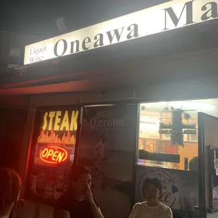 Outside