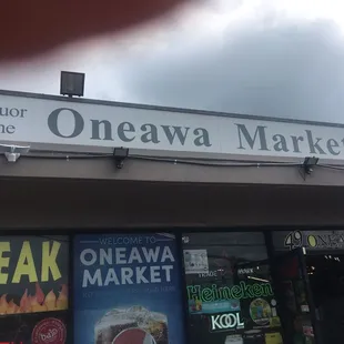 outside