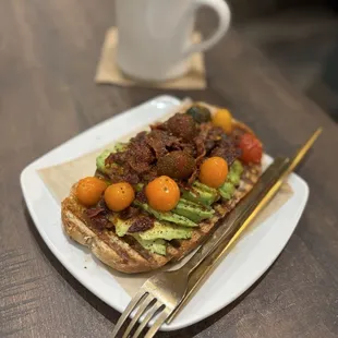 The Bacon Baltimore Avocado Toast with Old Bay!