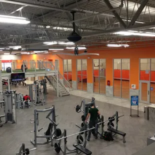 First floor Strength Training and Group Exercise room