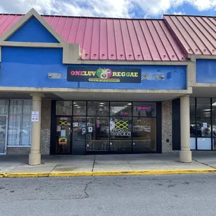 the front of the restaurant