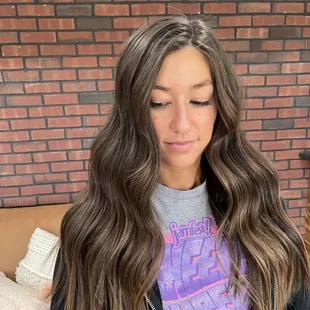 1 row of hand tied extensions by Sarah