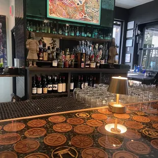 Bar area