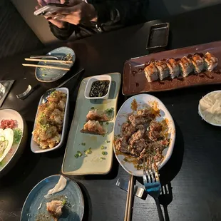 sushi and sashimi, sashimi, food, sushi