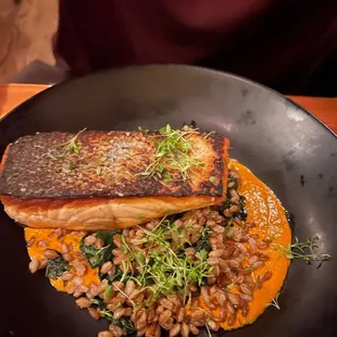 Crispy Seared Salmon