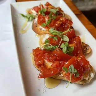 Honey Roasted Bruschetta