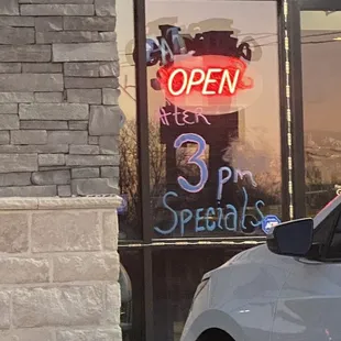 Looks open and it wasn't closing time yet.