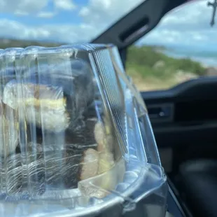 snacks on the beach.