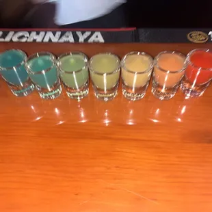Rainbow shots