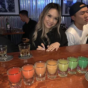 Celebrated at Oneup bar for her birthday!!