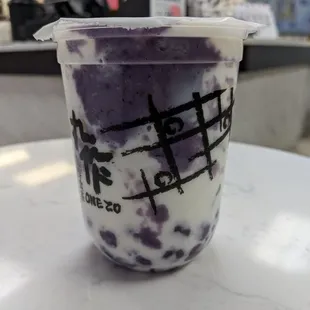 Purple yam latte