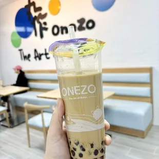 Brown sugar boba tea