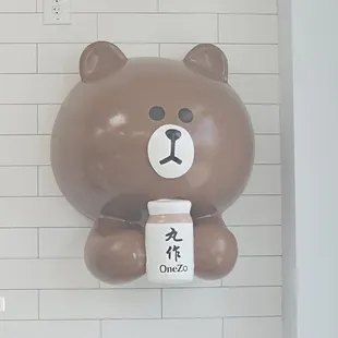 Cute bear decoration