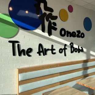 the art of bob&apos;s sign on the wall