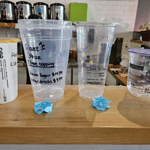 Boba sizes
